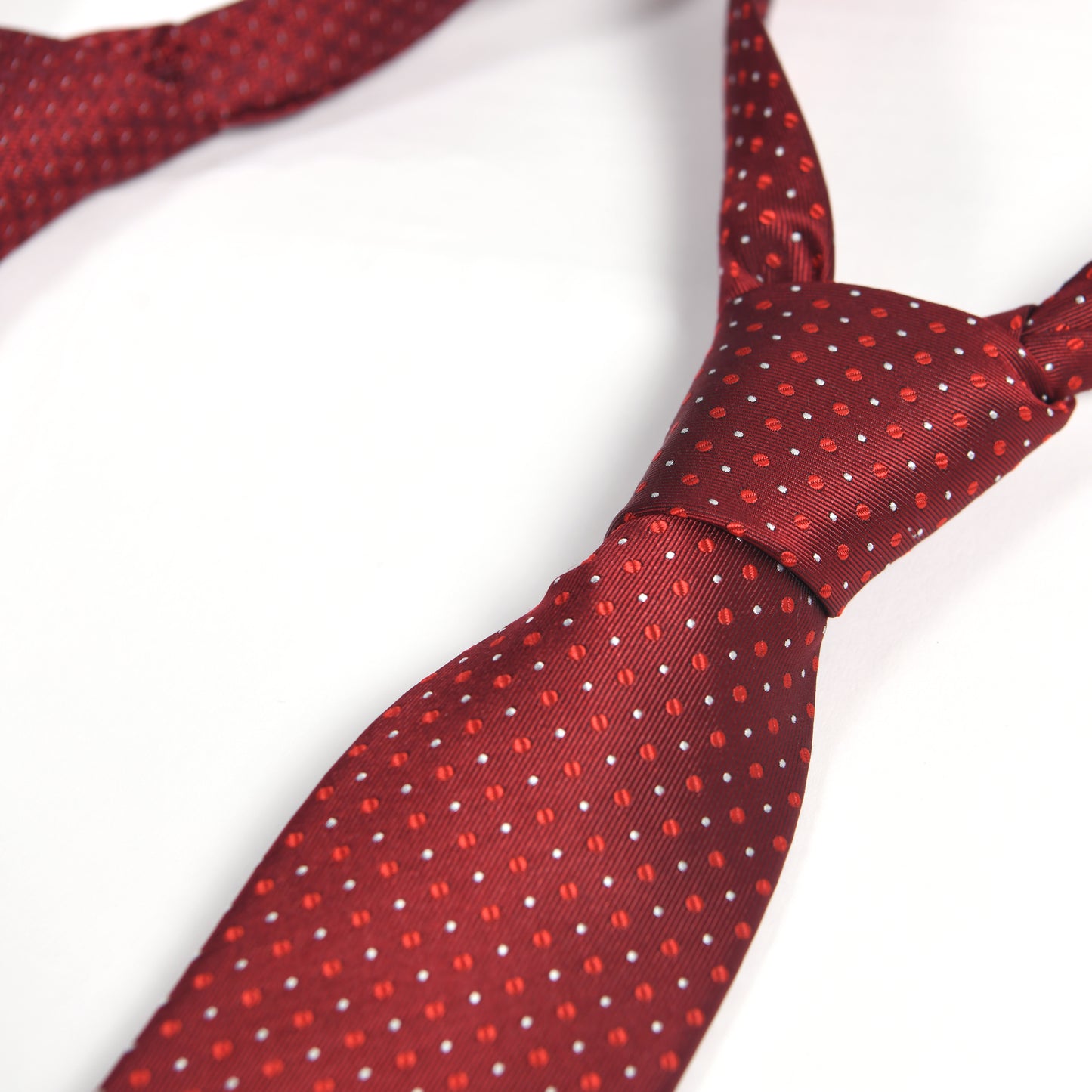 Red Dot Silk Tie