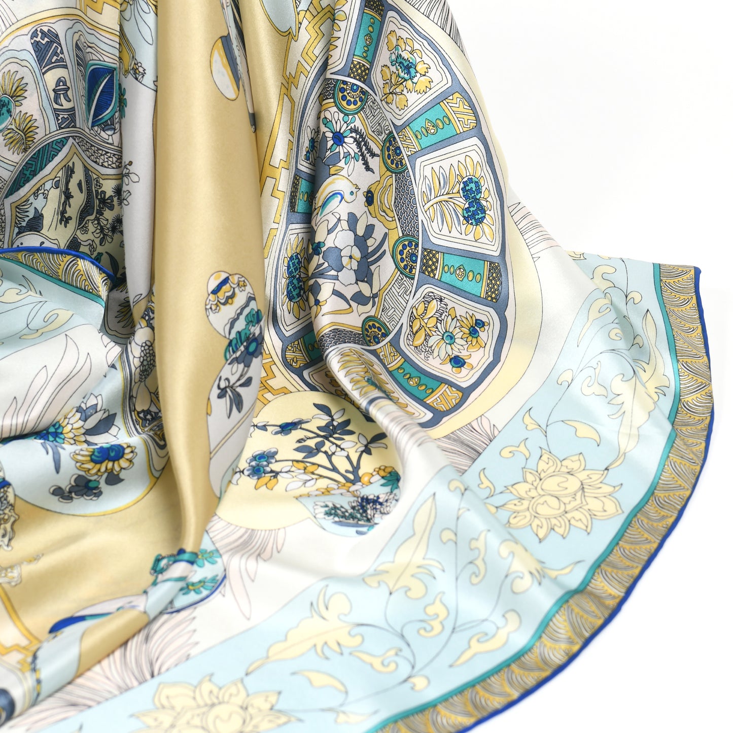 World of Pottery silk scarfs