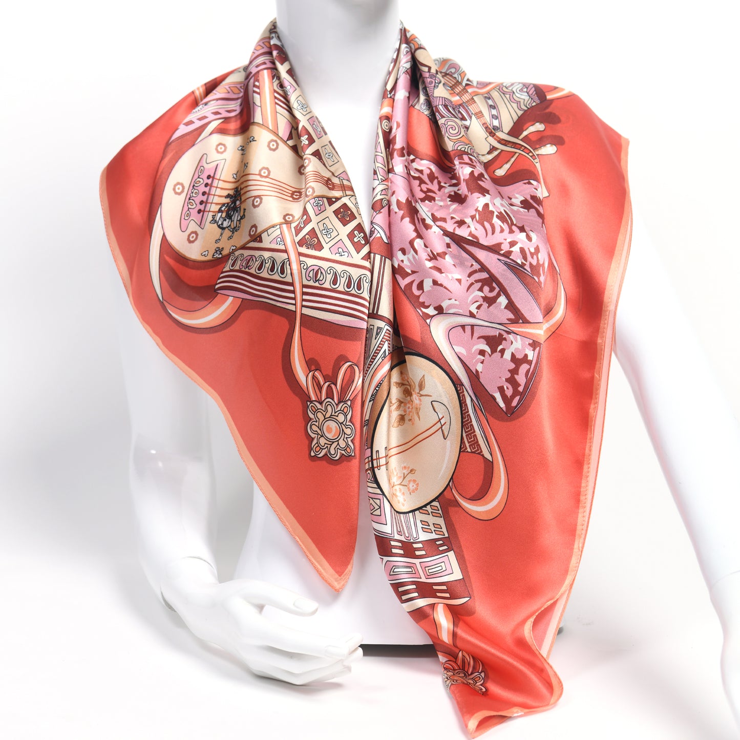 Lute Flairs Silk Scarf