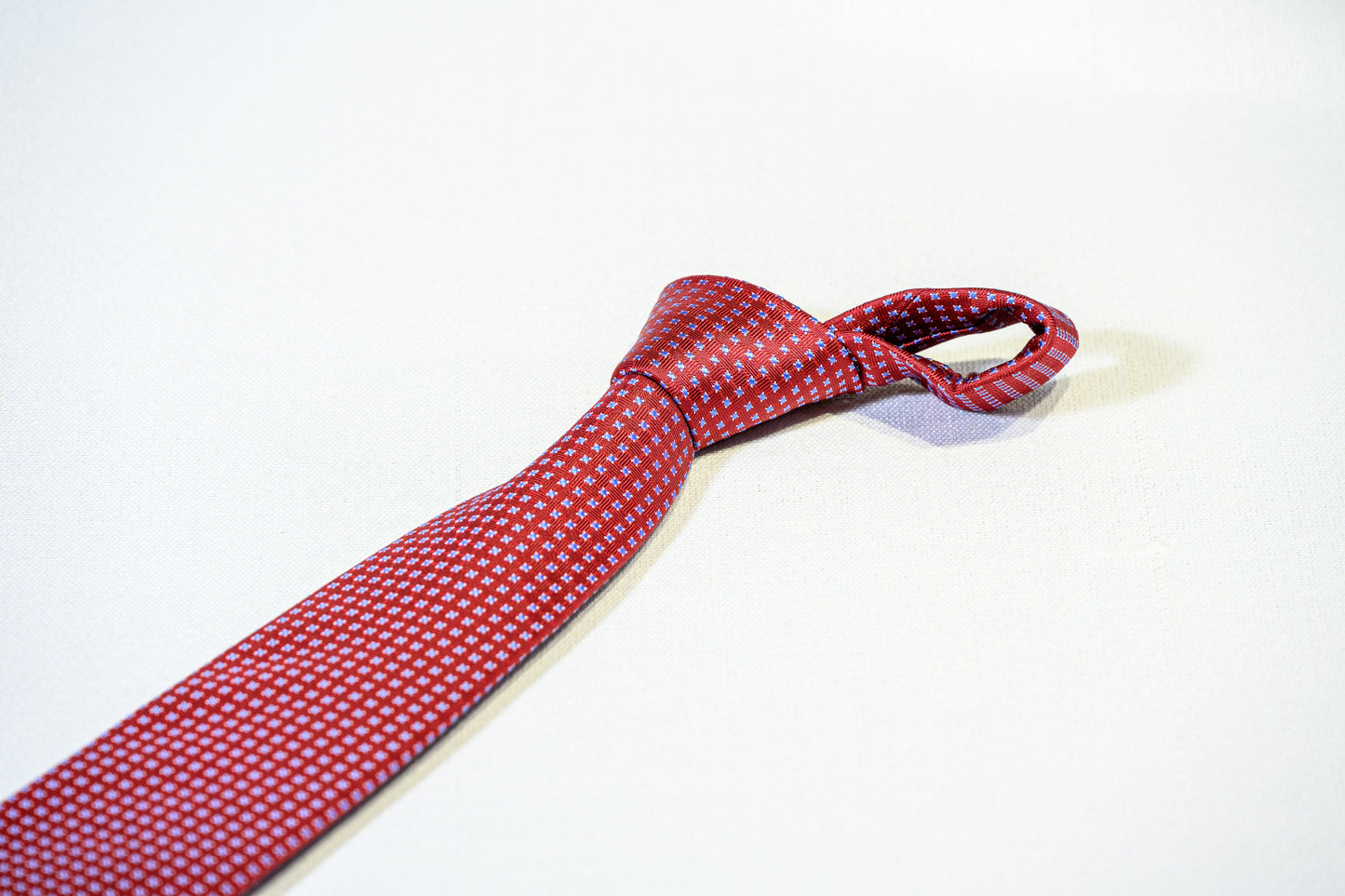 Classic Micro-Check Silk Tie
