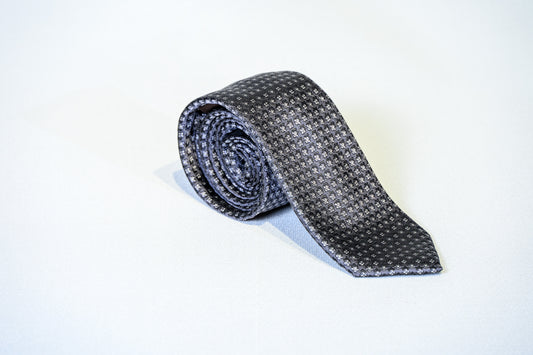 Classic Floral-Geo Silk Tie