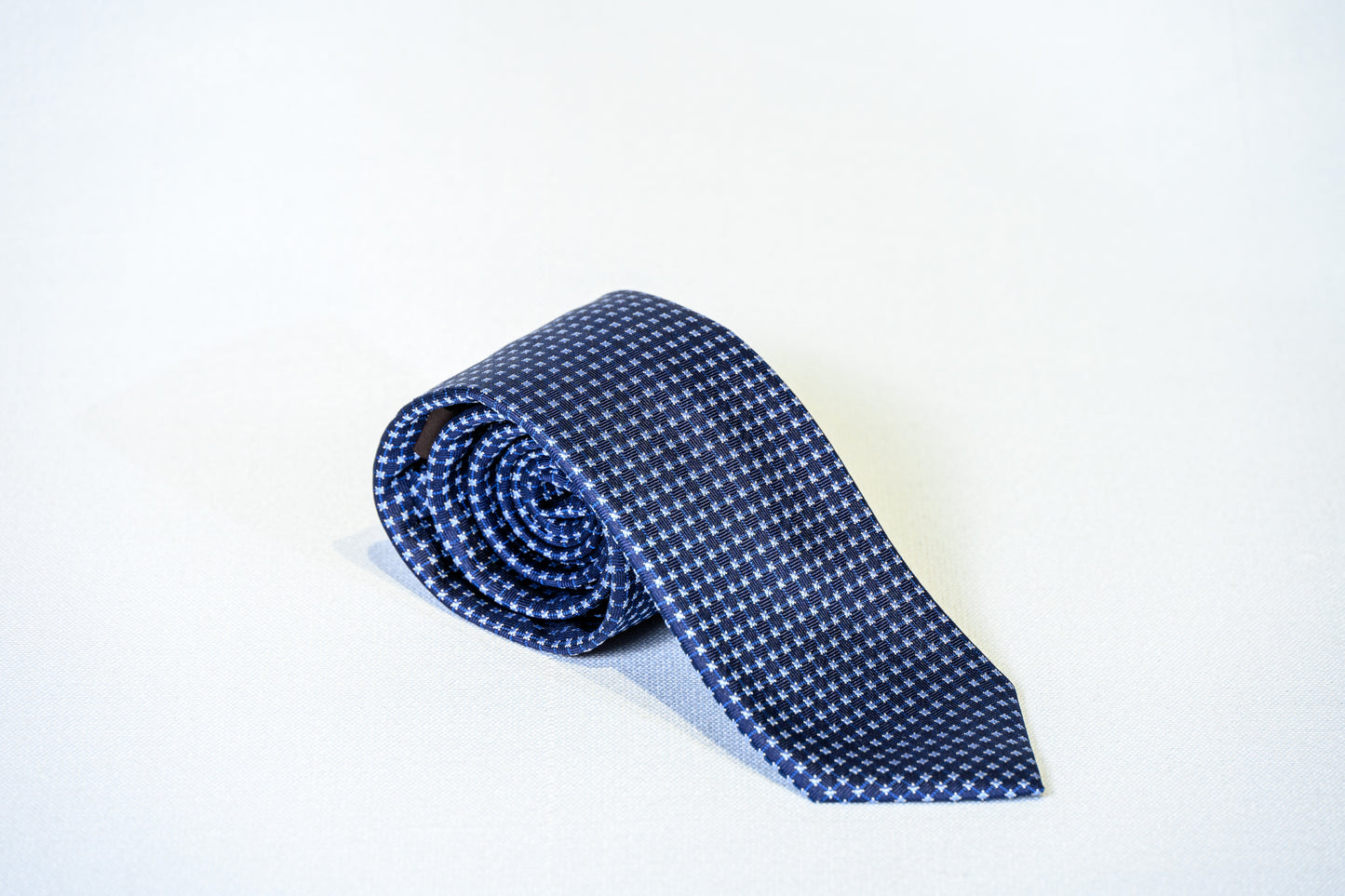 Classic Micro-Check Silk Tie