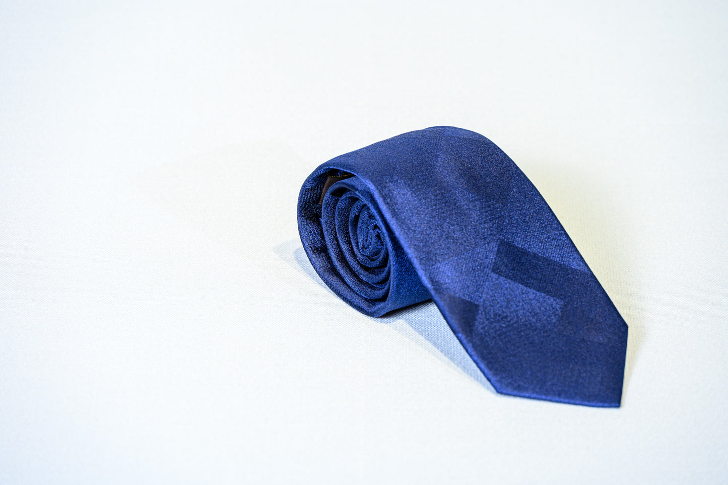 Modern Tonal Geometric Block Silk Tie