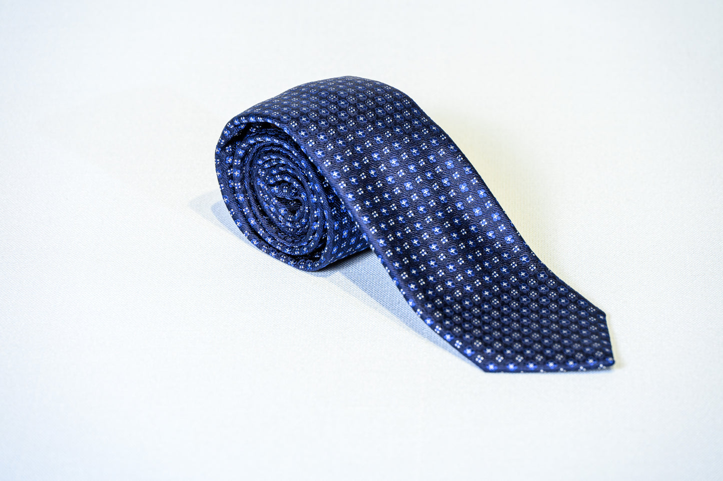 Classic Floral-Geo Silk Tie