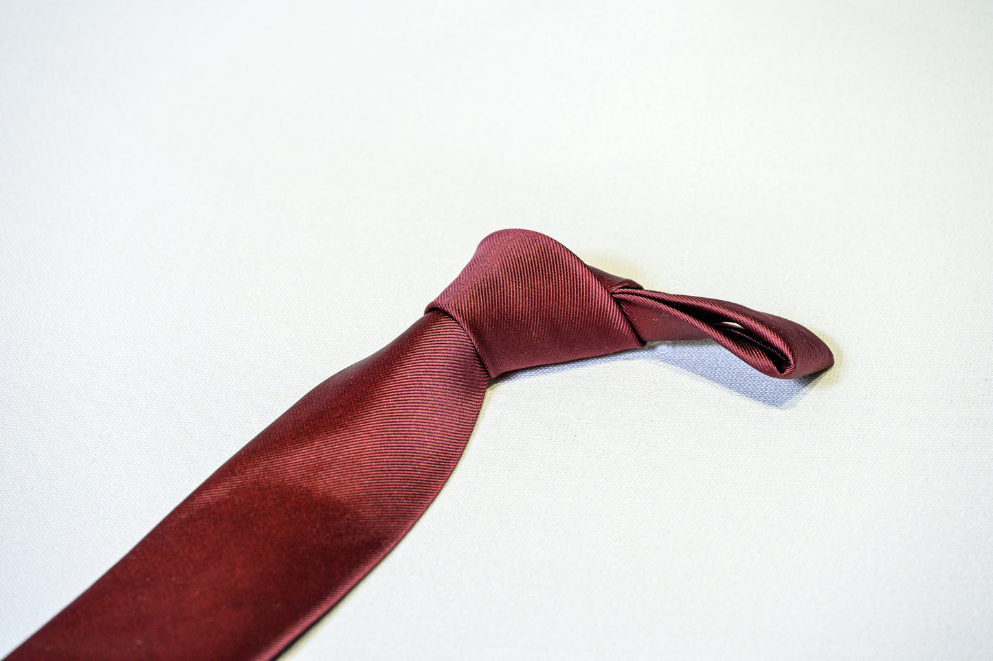 Classic Solid Twill Silk Tie